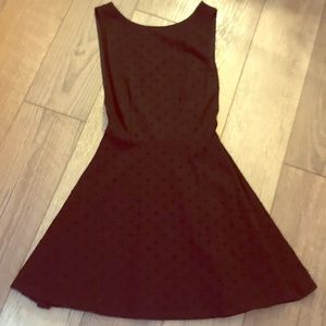 American Apparel size M mini polka dot dress
